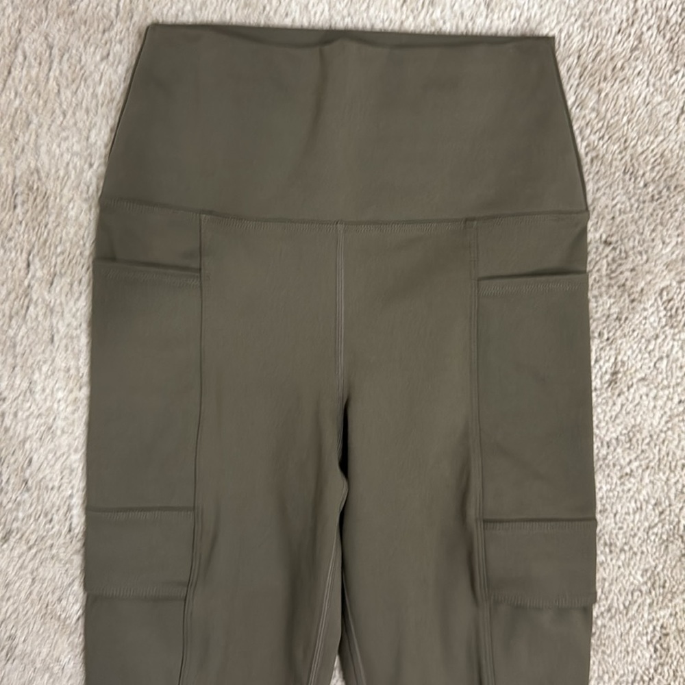 Carbon38 Utility Cargo Green High Rise Full Lengt… - image 6